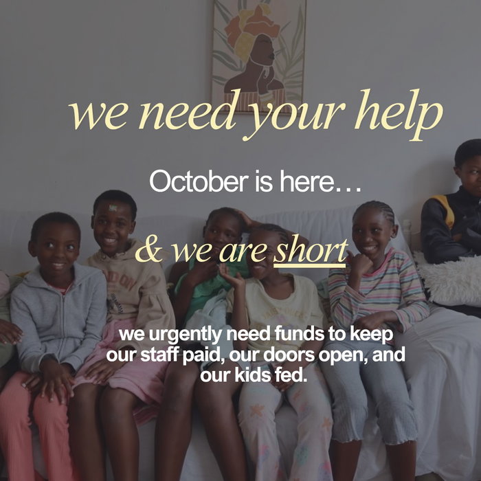 October is here, and we are short. We urgently need funds  to keep our staff paid, our doors open, and our kids fed.We are already thanking God for this miracle 🕊️🙏🏻.#hisdwelling #Jesus #jesusprovides #givingback #safehouse