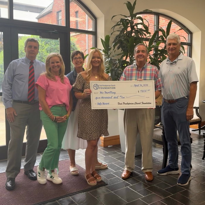 HUGE THANK YOU to First Presbyterian Church Foundation for blessing us with a grant of $5000!!! This will be used directly for the running operations of the Safe House. We are beyond thankful and thanking Jesus who has never left us without! If you are in Greenville, Sc area check out First Presbyterian church..they truly are making a huge difference in local and international ministries! 🕊️🤍 huge thank you to Michelle Ward for connecting us!#blessedtobeablessing #Godprovides #SafeHouse #hisdwelling