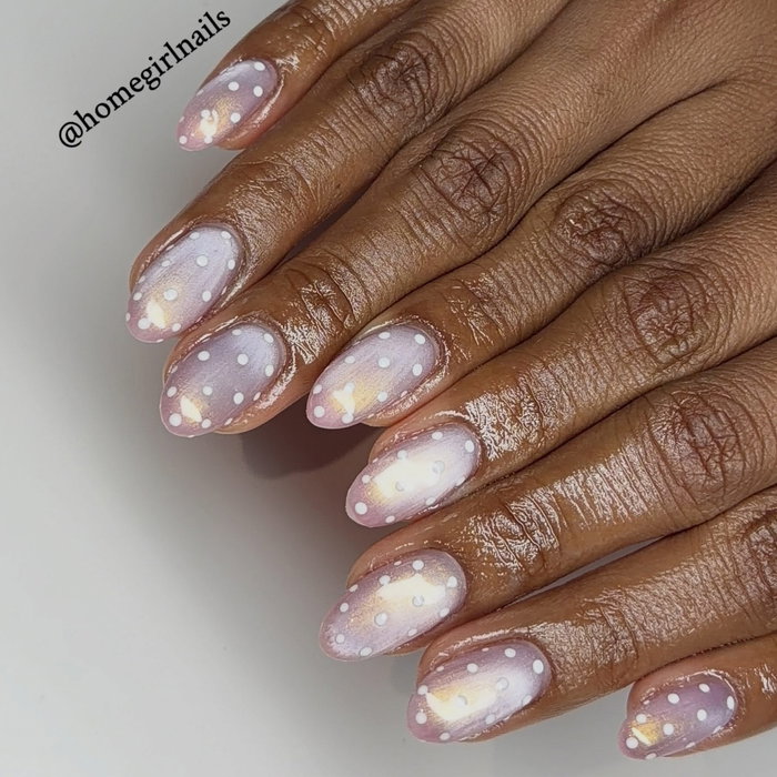 🤍✨🤌🏼
#polkadotnails #fyp #foryou #buildernails #cateyenails