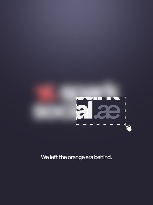 Instagram post: Orange was great for creativity. It sparked a lot of good work. But we stand for more than creativity now. Thank you, or