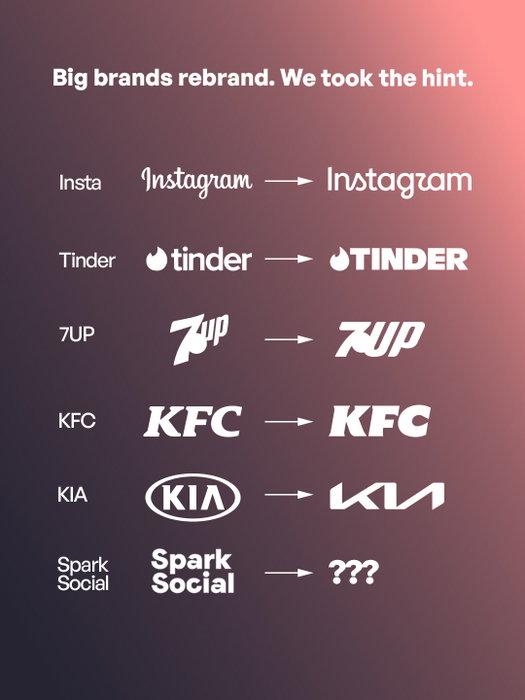 Instagram post: The biggest names have done it. Now it's our turn. Soon.