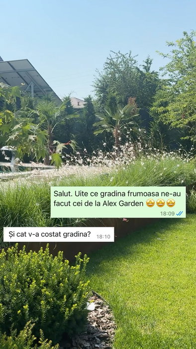 Ce mai contează prețul, când ai acasă o grădină atât de frumoasă 🥰