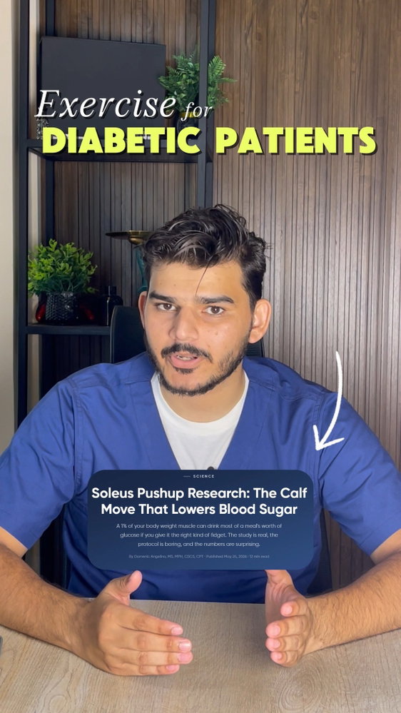 🩸 Did you know one simple movement may help support better blood sugar control? The Soleu