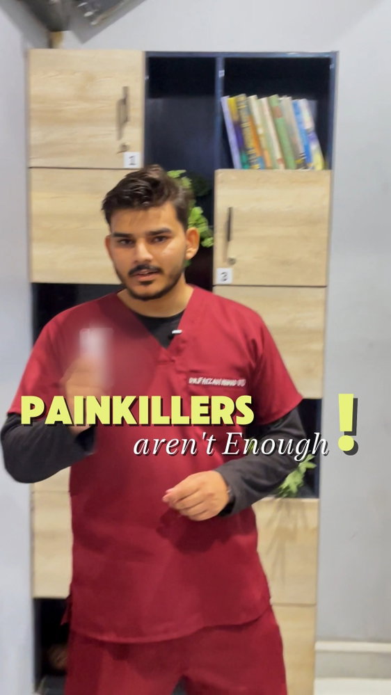 💊 Painkillers may reduce your pain… but do they actually fix what's causing it? If your p
