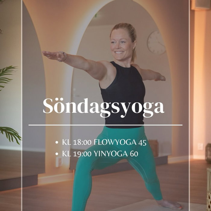 Sommaren får gärna vara fylld av spontana stunder – men ge också plats för en stund bara för dig 💚

Kom och möt dig själv precis där du är idag. Behöver du rörelse? Välj Flow. Behöver du stillhet? Välj Yin. 
Eller varför inte kombinera både och? ☺️

Två klasser. Samma mål – att du lämnar studion med lite mer energi, lugn och balans än när du kom. 🤍

Varje söndag med Yvonne i sommar 🌸