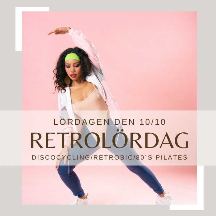 Ni har väntat. Vi har längtat. Och nu slår vi ihop det roliga till en RETROLÖRDAG! 🪩💥

Lördagen den 10/10 vrider vi tillbaka tiden till 80- och 90-talet och maxar nostalgin med:
🚴‍♀️ 10:30 Discocycling 30/60 med Camilla
🕺 11:00 Retrobic 30 med Emilia
💪 11:35 80’s Pilates 45 med Christa

En dag fylld av musik, energi och den där härliga känslan av att vara tillbaka i en annan era. 🕺✨

Kom som du är eller ta på dig något glittrigt eller neonfärgat, pannband, benvärmare… eller vad som helst som tar dig tillbaka till 80- 90-talet. 🥳🪩🔥

#Retrolördag #Discocycling #Retrobic #80sPilates #80sVibes Retro