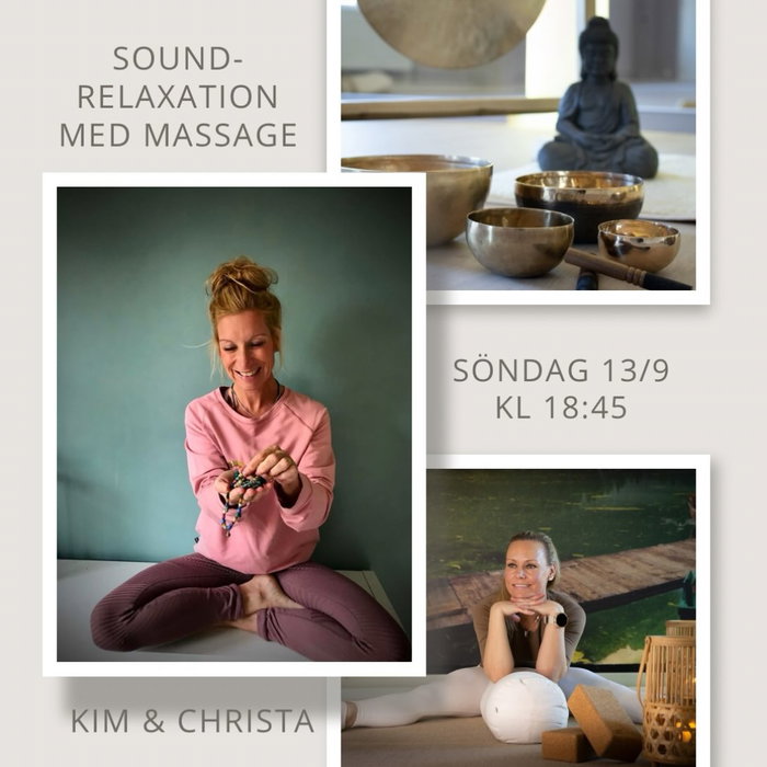 Missade du vår senaste soundrelaxation med massage? Eller önskar samma upplevelse igen? Nu erbjuds ett nytt tillfälle söndagen den 13/9 kl 18:45✨

Vi bjuder in till en unik och djupt återhämtande soundrelaxation där du får landa i lugnet till toner från tibetanska klangskålar, kristallskålar och andra harmoniska instrument som hjälper kropp och sinne att varva ner. 🤍

Men den här kvällen blir mer än en traditionell soundrelaxation.

Till vår stora glädje kommer Träningsverkets grundare Kim Janson tillbaka för att tillsammans med Christa skapa en helt unik upplevelse. Många minns Kim som en uppskattad yogaprofil med en särskild förmåga att skapa närvaro, lugn och välbefinnande. Under passet kommer Kim att ge varje deltagare ett par minuters lätt, avslappnande massage, vilket ger en extra dimension av omsorg, närvaro och djup återhämtning.

Det här är en stund för dig som längtar efter att släppa taget, fylla på med ny energi och ge dig själv en välgörande paus från vardagen.

Är du inte medlem på Träningsverket, är du varmt välkommen att delta i klassen. 💞 Du behöver då köpa ett dagspass med nyckelgym på vår hemsida (eller via receptionen under öppettider) och boka in dig på passet. Bokningen öppnar 7 dygn innan, dvs söndagen den 6.9 kl 20:00. 

Antalet platser är begränsat för att skapa en lugn och personlig upplevelse. 
Varmt välkomna söndagen den 13/9 kl 18:45💗