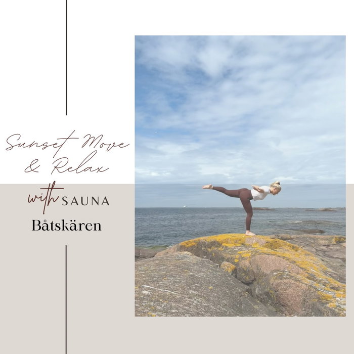 Sunset Soma & Relax with Sauna 🌅
Unna dig en sommarkväll utöver det vanliga! ☀️
Följ med på en magisk sensommarkväll ute på vackra Båtskären, i samarbete med Ådans vänner erbjuder vi dig en upplevelse för både kropp och sinne där rörelse, avkoppling och havets lugn möts i en perfekt kombination.
Den 7 juli samlas vi på Järsö kl. 16.00 och tar båten ut till holmen där en kväll fylld av rörelse, återhämtning och gemenskap väntar i den vackra Åländska skärgården ✨
Bilskjuts från stan till järsö t/r kan ordnas vid behov.
Kvällens program:
• SomaMove pass med havet som kuliss
• Fräsch och god pastasallad
• Bastubad och havsdopp i solnedgången
• Avslutande Sound Relaxation på de varma klipporna medan kvällssolen sjunker mot horisonten
Efter en stund av total avkoppling tar vi båten tillbaka till Järsö med beräknad hemkomst cirka kl. 21.00.
💛 Tisdag 7 juli 2026
💛 Pris: 50€
💛 Allt ingår – båttransport, aktivitet, mat, bastu
💛 Endast 16 platser för att skapa en personlig och harmonisk upplevelse.
💛 Ta med yogamatta och flytväst (flytväst ordnas vid behov om du inte har en egen)
Bokningen till evenemanget öppnar måndag 22 juni kl 19.00, observera begränsat antal platser!
Du som medlem bokar enkelt via appen eller hemsidan, det skapas en betalorder i samband med din bokning.
Du som ickemedlem bokar enkelt via våran hemsida
https://traningsverket.wondr.cc/schema
eller ring receptionen 018-23003
Observera att evenemanget kan blir att förflyttas vid sämre väder.