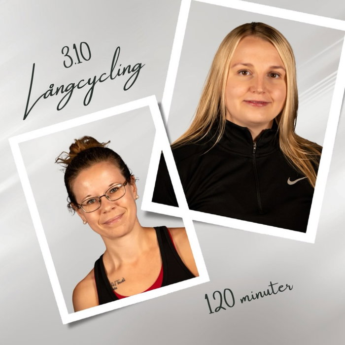 Lördagen den 3.10 kl 10:30 är det dags för långcycling igen med Ronja och Jessica! 🤩 Denna klass är tänkt för dig som vill cykla hela 120 minuter! 🔥
Under passets gång kommer Jessica och Ronja att turas om med micen så att du kommer att känna att 120 minuter snabbt har rusat iväg! =)
Halvvägs, efter 60 minuter kommer det en längre paus där du hinner gå på toa och fylla vattenflaskan. Under pausen bjuder vi också på tilltugg så att du orkar trampa hela vägen till mål! ✨
Bokningen öppnar som vanligt 7 dygn innan, kl 20:00.
Du behöver inte vara medlem hos oss för att delta i passet.☺️
Känns det långt att vänta till oktober? 😉 Då finns det möjlighet att mjukstarta långcycling 30/60/90 med Tina lördagen den 12.9 kl 10:30 🤩
Varmt välkomna med! 💛
#långcycling