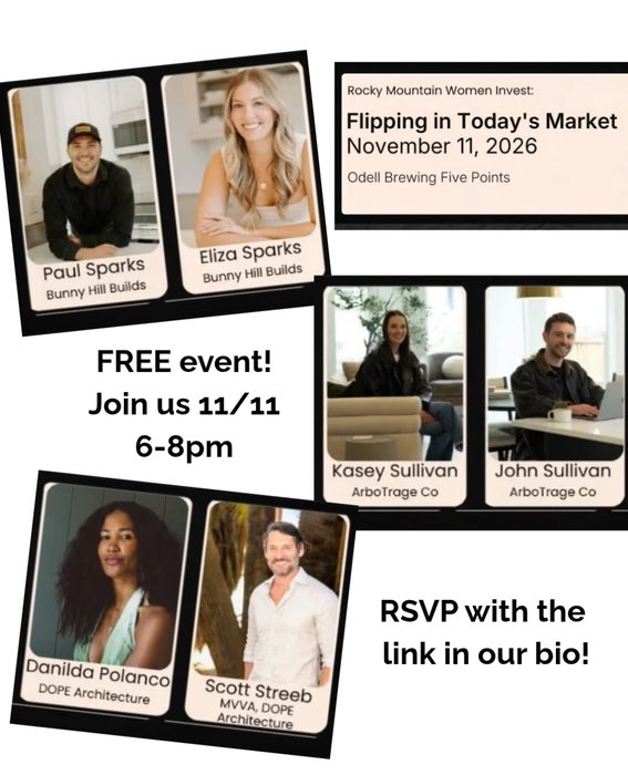 NOVEMBER event! 🥳 Whether you’re looking to complete your first fix-and-flip or looking to scale your portfolio in a changing market, this meetup is designed for female investors who are ready to get