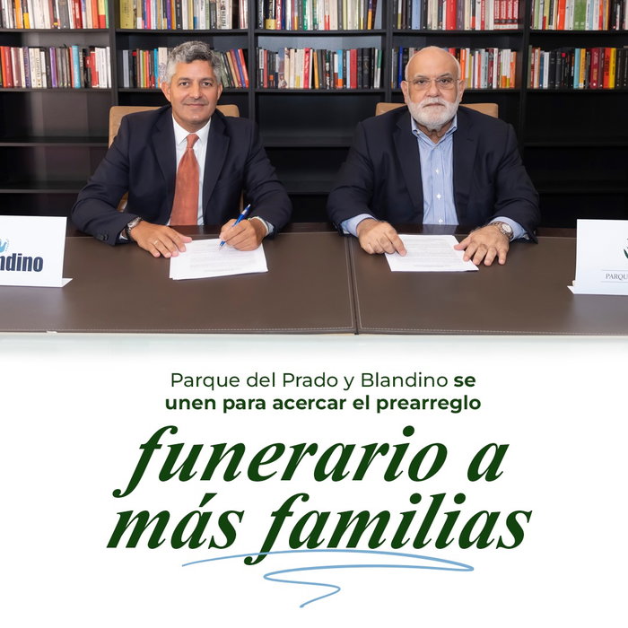 Parque del Prado y Grupo Blandino se unen para acercar el prearreglo funerario a