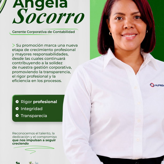 El crecimiento de nuestro talento fortalece nuestro grupo corporativo.

Felicita