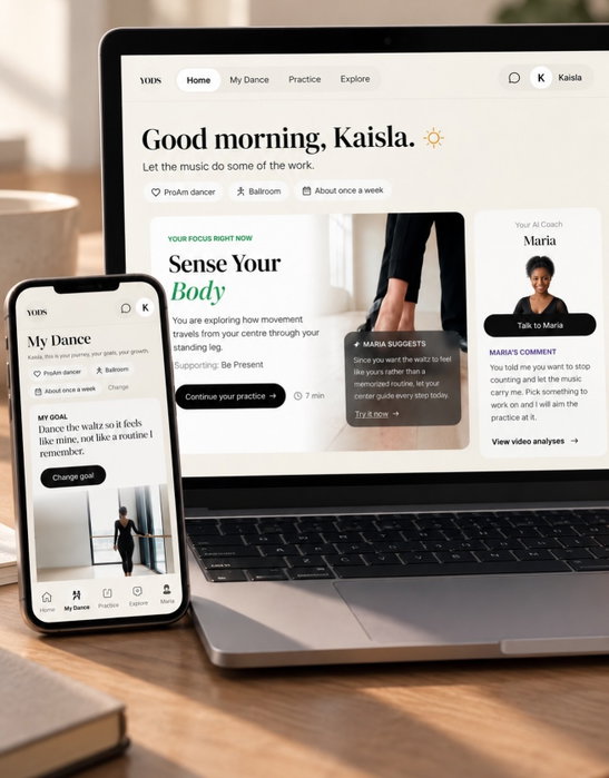 Try YODS free for 7 days - and see what it brings to your dancing. 💛✨ YODS is an online dance studio for ballroom and latin dancers, from hobby and ProAm danc…