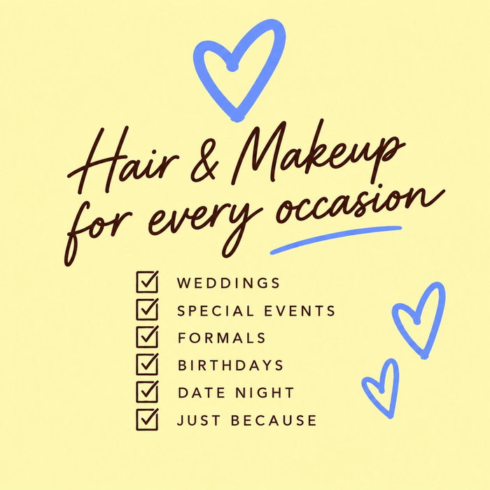Hair & makeup for EVERY occasion 💄✨ Weddings, birthdays, formals, date nights or just because you feel like getting gla…