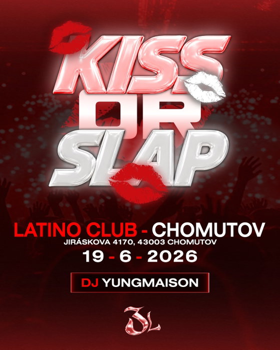KISS OR SLAP 💋👋🏼
CHCEŠ VYHRÁT 15 000 Kč? MRKNI NA PROFIL💰
🎧DJ @yungmaison & @djw1tty
🥂SPECIÁLNÍ AKCE NA ALKOHOL
🚦SVÍTÍCÍ NÁRAMKY KISS/SLAP
👓 PRO PRVNÍCH 50 TEMATICKÉM BRÝLE
📸 FOTOGRAF
💰 LOSOVÁNÍ VÝHERCE O 15 000 Kč
🕑22:00-04:00
📌LATINO CLUB CHOMUTOV
✅15+
OBČANSKÝ PRŮKAZ FYZICKY SEBOU!