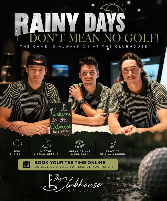 Skip the rain and hit the virtual greens with our indoor golf simulators! Whether you’re looking to practice your swi…