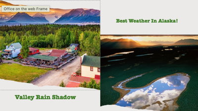 When it's raining in Anchorage it's Sunny in McCarthy!