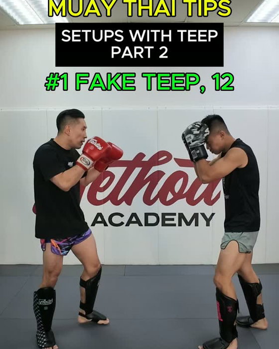 TEEP SETUPS - PART 2 π₯
A strike doesnβt always have to land to be effective.
This time, weβre using the teep as a fak
