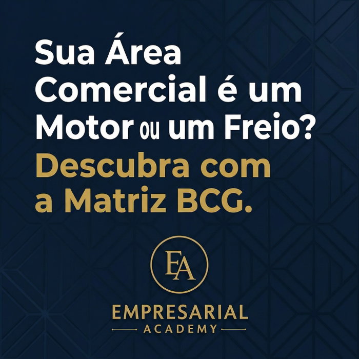 Sua Área Comercial é um Motor ou um Freio? 🚀🛑

Muitos empresários estão presos no operacional porque não sabem analisar o que realmente tr