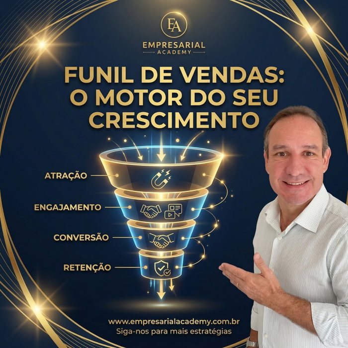 Você sabe exatamente por onde seus clientes entram e onde eles estão "escapando" no seu processo de vendas? 🧐

O **Funil de Vendas** não é 