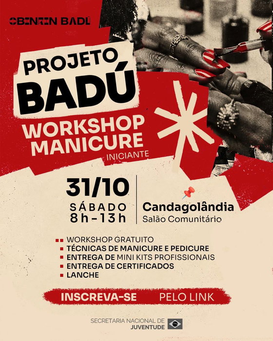 Que tal aprender uma nova habilidade e investir em você?

Vem aí o workshop de manicure e…