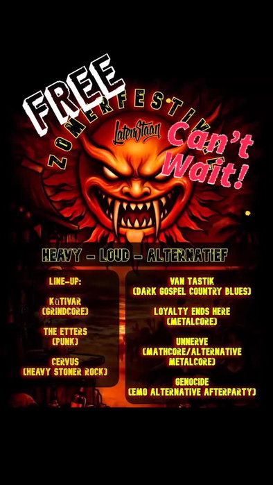 Can't wait for Sat June 27th where we will throw a special show for the @mwlatenstaan ZOMERFESTIVAL! Come party with us - FREE ENTRY