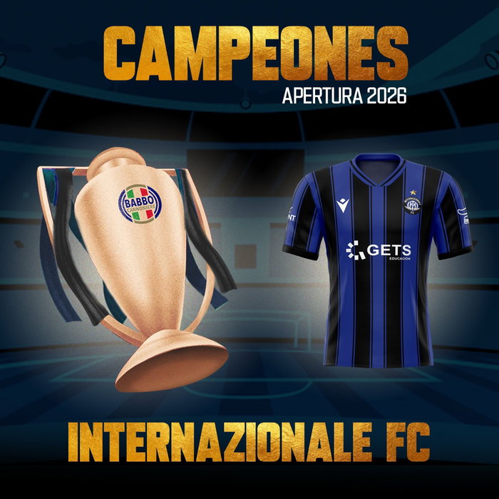 Internazionale FC se corona como el nuevo campeón de la Babbo. La Nerazzurri log