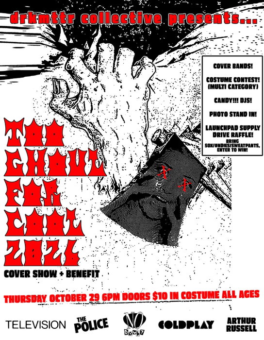 ☎️ CALLING ALL GHOULS! ☎️ We are getting your Halloween weekend started right. We’ve got cover bands, DJs, photo opps, and many more treats in store 🍬 Costume contest voting will be LIVE, so wear your best (and get a discount at the door!) for a chance to win some prizes from your favorite local businesses. 👻 We will be continuing our LAUNCHPAD supply drive, so bring from the list and get a chance to win EVEN MORE PRIZES 🏆See you creeps on Oct 29! 🦇