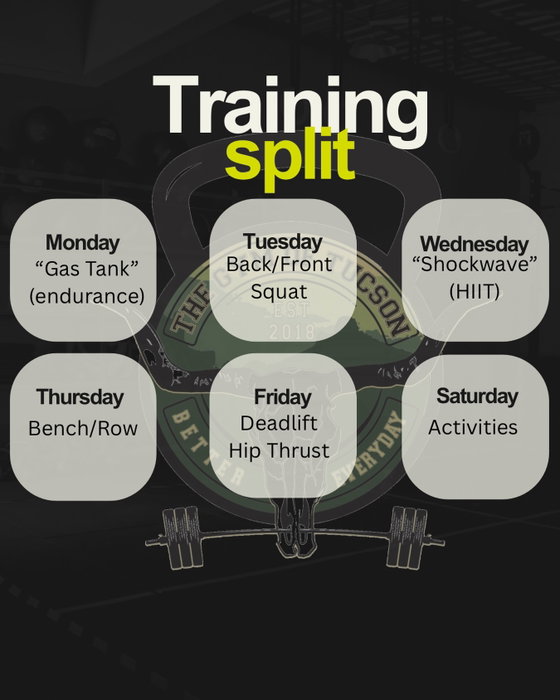 ‼️Schedule Update‼️ Take a peek at our new training split! Thank you to our members for your…