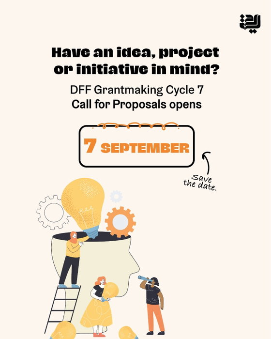 The countdown begins! ⏳ DFF Grantmaking Cycle 7 opens on 7 September.
Know a feminist group that should apply? Tag them