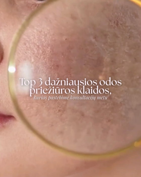 Kokias odos priežiūros klaidas dažniausiai pastebime konsultacijų metu?❌

Tikria