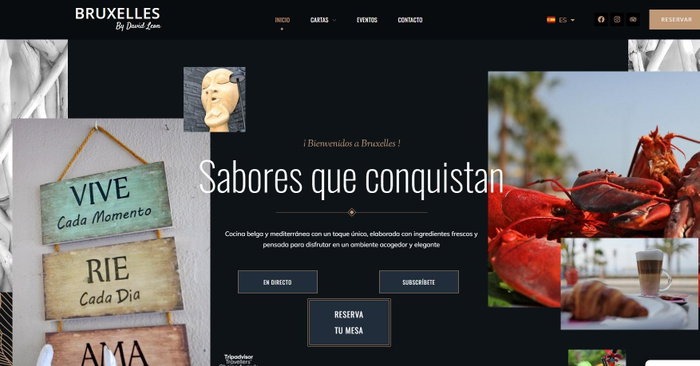 ✨ ¡Estamos en vivo! ✨

Con muchísima ilusión os presentamos la nueva web de
Bruxelles by David Leon 💛

Un espacio donde la cocina belga y mediterránea se encuentran, ahora también en versión digital:
