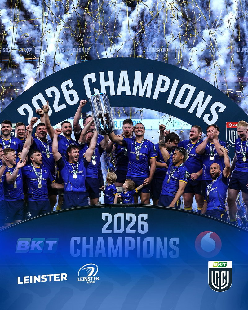 LEINSTER ARE THE 2025/26 BKT URC CHAMPIONS 👏

@leinsterrugby confirmed their status among the elite 