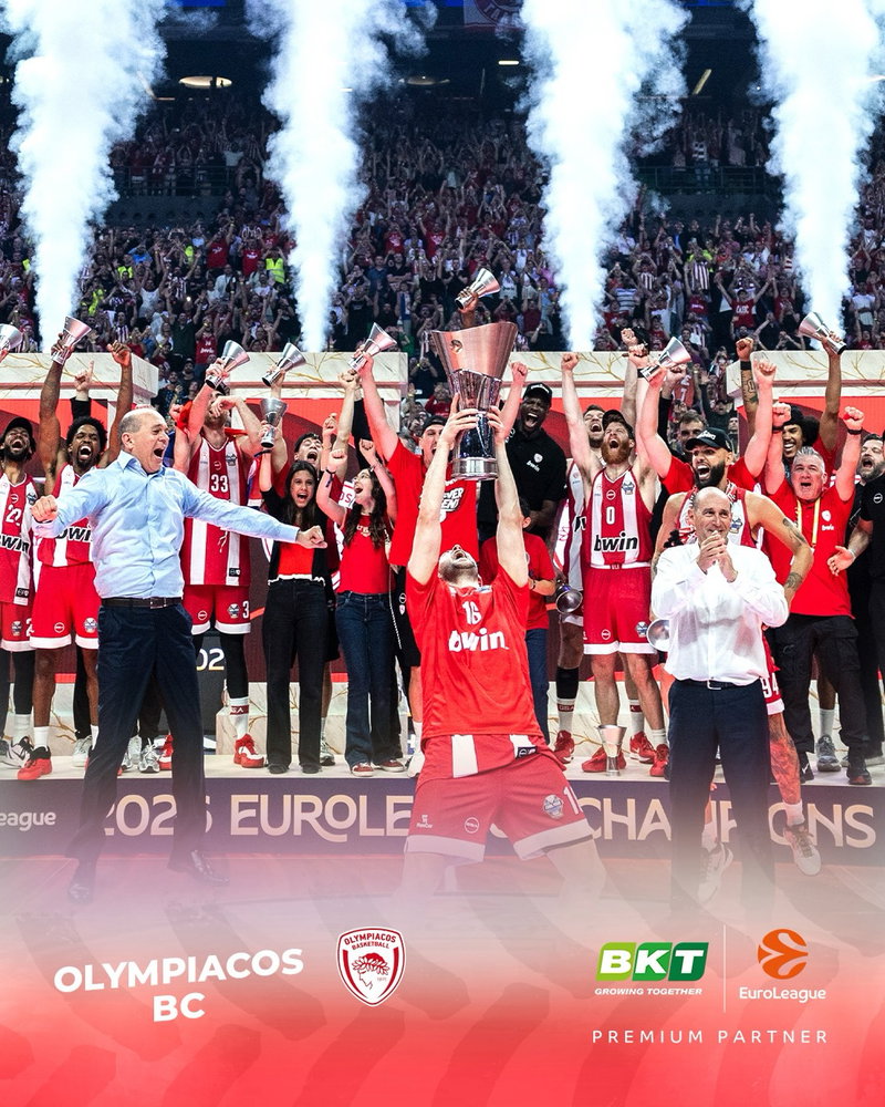 OLYMPIACOS BC ARE THE NEW EUROLEAGUE CHAMPIONS! 🏀🏆

Once again, the @euroleague Final Four delivered