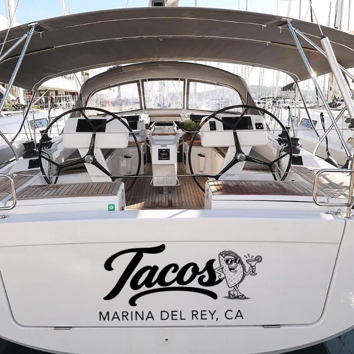 Yacht signage project