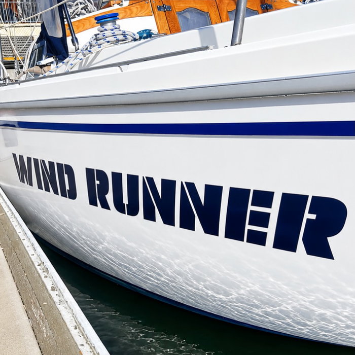 Yacht signage project
