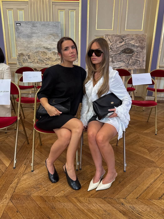 Spotted: @demiteeuwissen at PFW 👀✨
