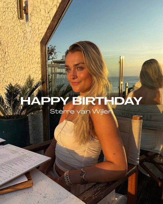 Happiest birthday to our stunning @sterrevwijlen 🤍✨