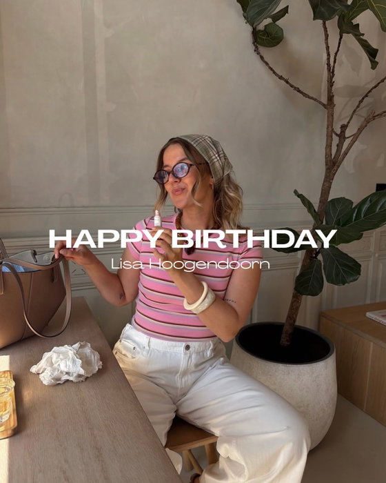 Happiest bday toooo the prettiest @lisahoogendoorn 🩷✨