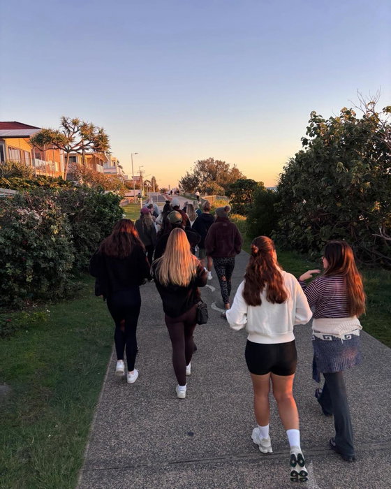 Goldie Walk Club is back tomorrow morning. Join us for a gentle coastal walk from Cornerstone to Tugun Beach and back — move, be present, an