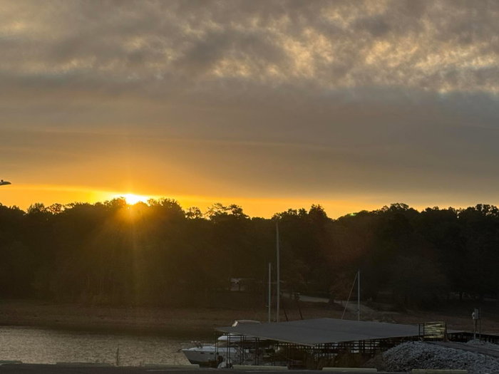 I forgot to share this morning! An amazing sunrise. Maybe you can catch it tomorrow morning.