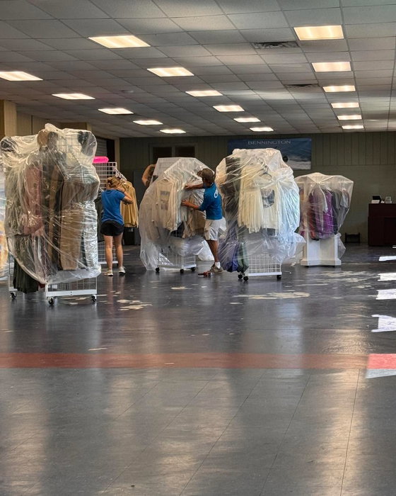 Current Situation! New flooring is in progress! We cannot wait to see the final product.