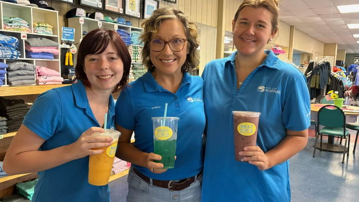 Next Level Nutrition is here until 2! Come and enjoy your drink of choice.