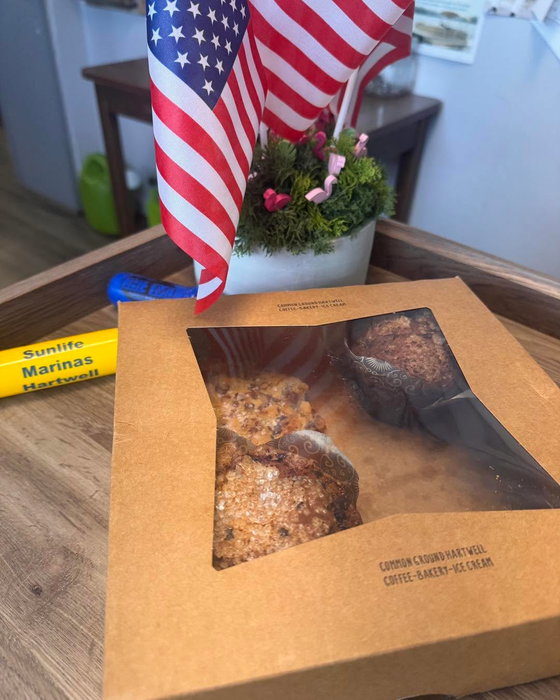 Sweet treats this morning from Common Ground! Recommended!