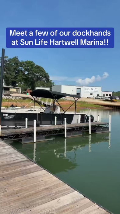 Instagram post from the marina