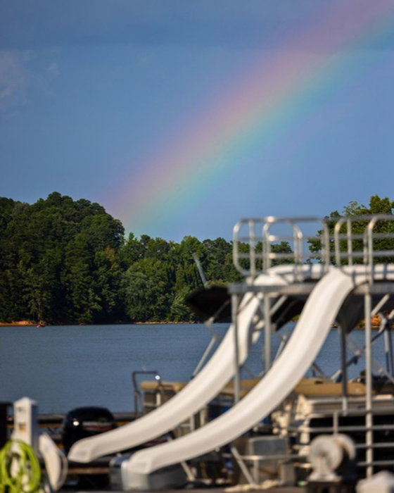 A little rain, a little sunshine, and a pretty great view. 🌈☀️

Days at the lake don't always go according to plan - but sometimes they turn out even better than expected.