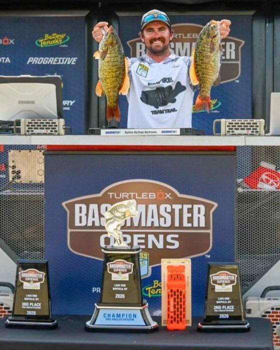 A big win on Lake Erie! 🎣🏆

Congratulations to Alex Korol, winner of the 2026 Bassmaster Open at Lake Erie this past August. We were proud to see anglers take on the waters of Lake Erie and showcase the incredible fishing our Buffalo waterfront has to offer.

Congratulations, Alex!