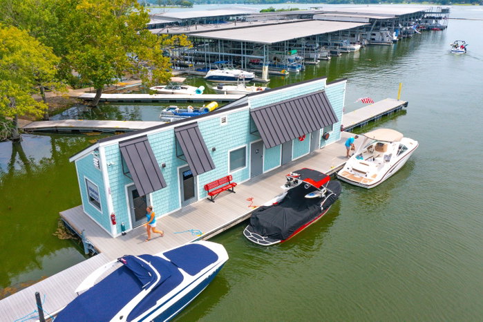 The dock is calling.

Tie up. Fuel up. Head back out.

Lake days done right.