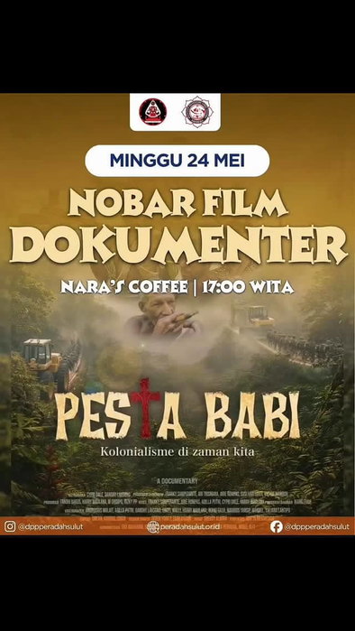 KOLABORASI DIALEKTIKA PEMUDA SULUT 

24 Mei 2026, DPP Peradah Sulut bersama PD KMHDI Sulut sukses menggelar Bedah Film "Pesta Babi", Latihan Debat, dan Pelatihan Cara Berpikir yang dihadiri antusias oleh kader internal.

🎬 Catatan Kritis Peradah Sulut (Rating: 7.8/10):
💡 Ketahanan Nasional Krusial: 
Kami percaya pemenuhan kebutuhan energi dan pangan nasional adalah hal yang sangat esensial.

🪵 Evaluasi Metode: 
Namun, metode alih fungsi hutan adat yang berjalan saat ini dinilai tidak bijak. Harusnya ada pendekatan alternatif yang jauh lebih worth tanpa mengorbankan ruang hidup masyarakat adat.

Melalui ruang ini, pemuda diajak untuk tidak sekadar mengkritik, tapi juga menajamkan rasio dan struktur berpikir demi mengawal isu-isu strategis.

Terima kasih untuk energi positifnya, sampai jumpa di ruang diskusi berikutnya! ✊✨

#PeradahSulut #KMHDISulut #BedahFilm #PestaBabi #BerpikirKritis LatihanDebat HutanAdat PemudaSulut