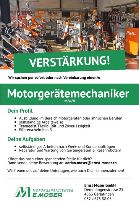 Wir suchen Verstärkung für unser Team! 🤝 Hast du eine Leidenschaft für Technik und Lust auf eine neue Herausforderung?